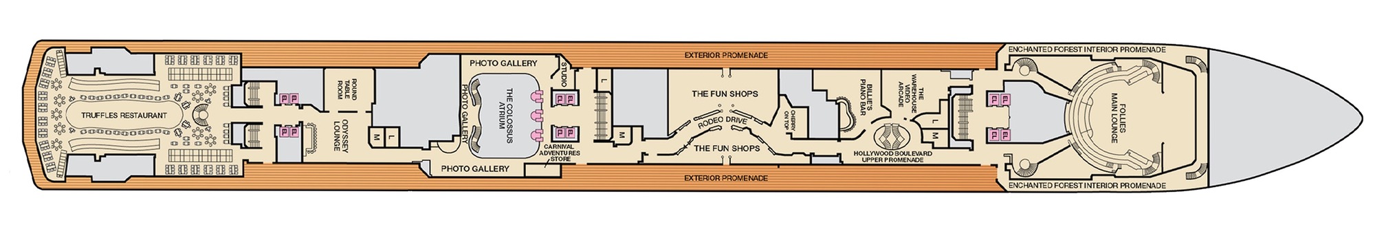 Deck 3 - Atlantic plan
